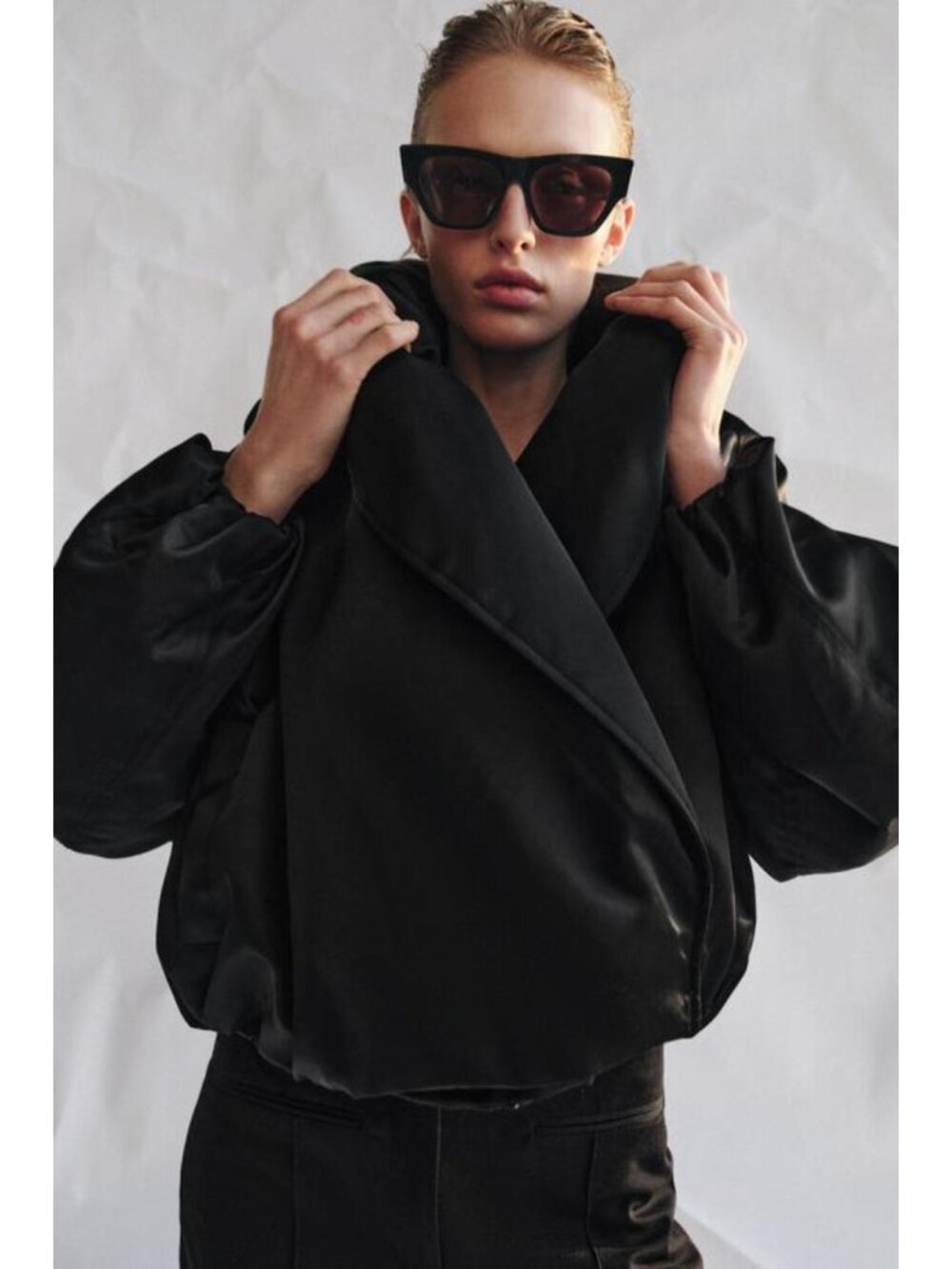 ZARA ZW COLLECTION PADDED BOMBER JACKET